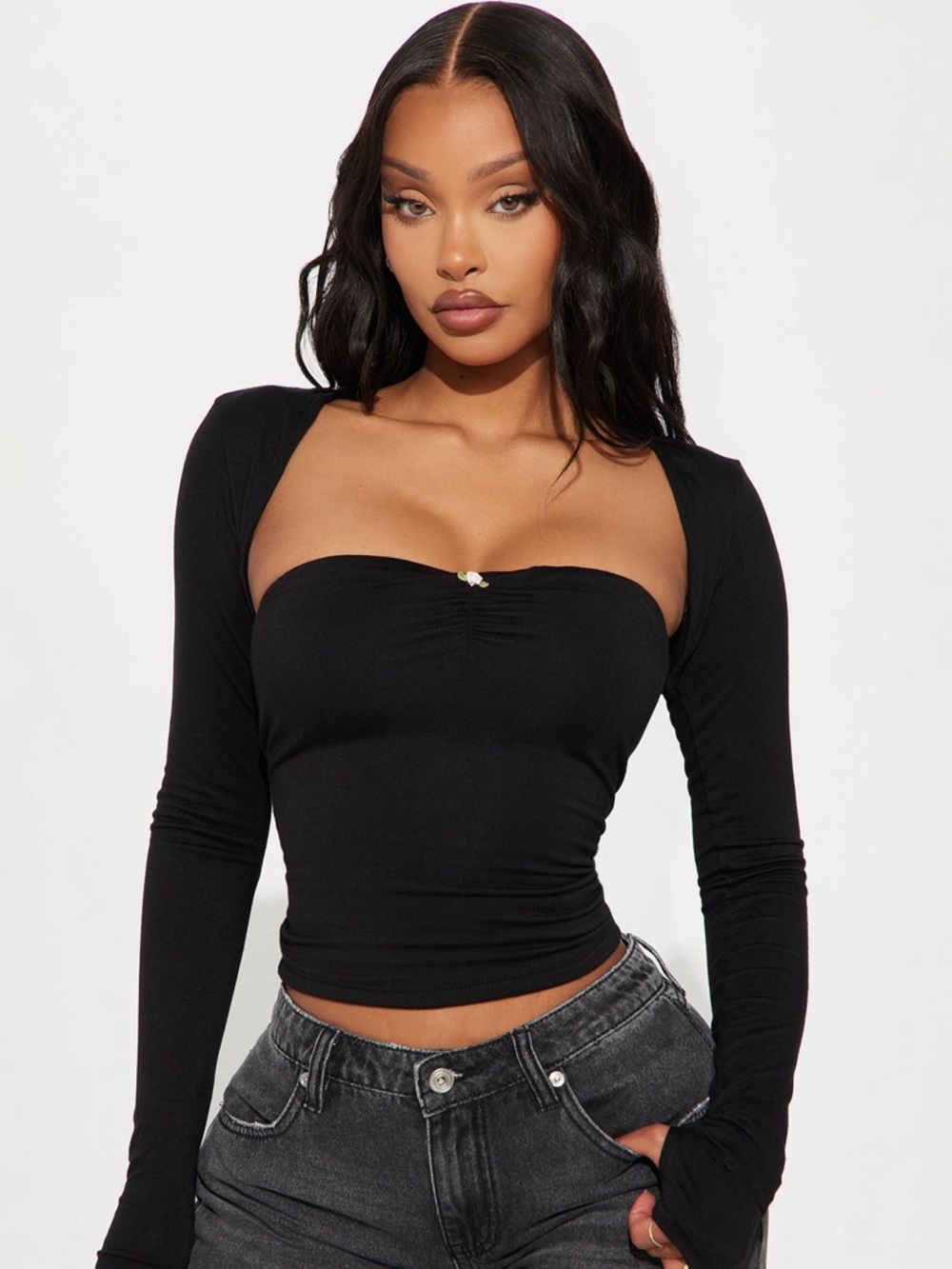 Black Bolero and Tube top set